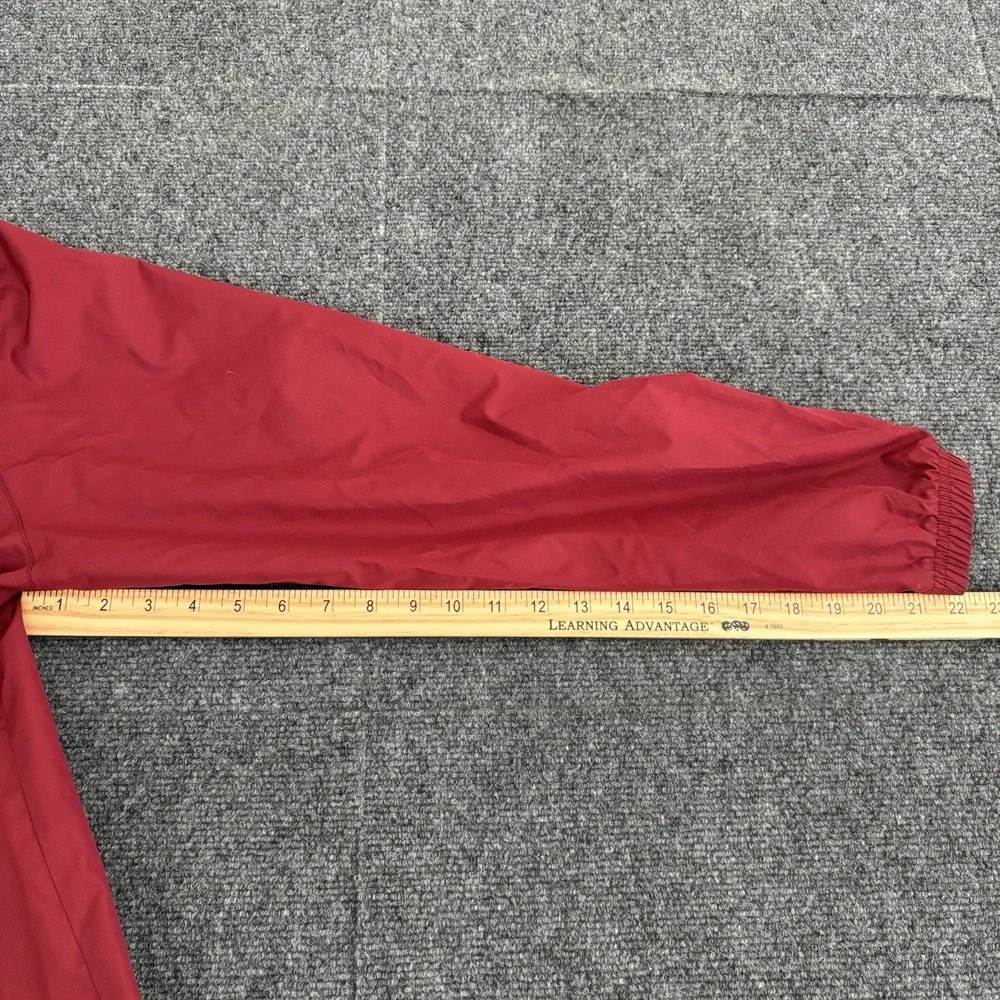 Adidas Skateboarding Mens‎ Red Windbreaker Jacket Zipper Hoodie Sz M Turkey Crew